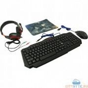 Комплект клавиатура + мышь Defender mkp-350 USB (52350) чёрный