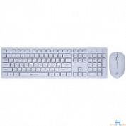 Комплект клавиатура + мышь Oklick 240m USB (1091258) белый