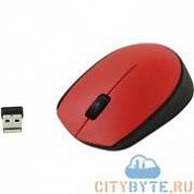 Мышь Logitech m171 USB (910-004641) красный