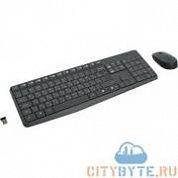 Комплект клавиатура + мышь Logitech mk235 USB (920-007948) серый