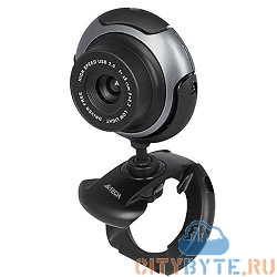 Web-камера A4Tech PK-710G (621953) черный, серебристый
