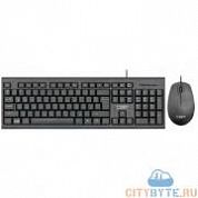 Комплект клавиатура + мышь CBR kb set 711 carbon USB (KB SET 711 Carbon) чёрный