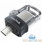 USB-флешка Sandisk ultra dual (SDDD3-064G-G46) usb 3.1 64 Гб чёрный