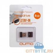USB-флешка Qumo nano (QM8GUD-NANO-B) USB 2.0 8 Гб чёрный