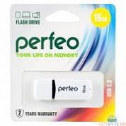 USB-флешка Perfeo c02 (PF-C02W016) USB 2.0 16 Гб белый