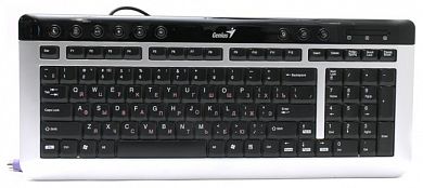 Клавиатура Genius LuxeMate 300 Black-Silver USB+PS/2 USB + PS/2