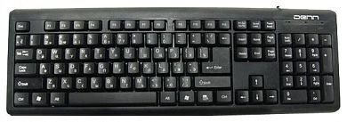 Клавиатура Denn DKB430 Black PS/2