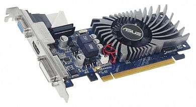 Видеокарта ASUS GeForce 210 589 МГц PCI-E 2.0 GDDR3 1200 МГц 512 Мб 64 бит