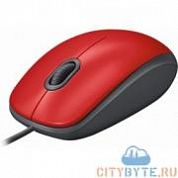 Мышь Logitech m110 USB (910-005489) красный