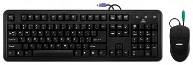 Комплект клавиатура + мышь Gresso GMK-2332 Black PS/2 USB