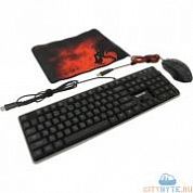 Комплект клавиатура + мышь Redragon s107 USB (78225) чёрный