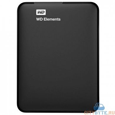 Внешний жесткий диск Western Digital elements portable (WDBMTM0010BBK-EEUE) 1 Тб