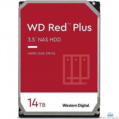 Жесткий диск Western Digital Red Plus WD140EFGX 14000 Гб