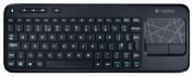 Клавиатура Logitech Wireless Touch Keyboard K400 Black USB