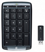 Клавиатура Logitech Cordless Number Pad Black USB USB