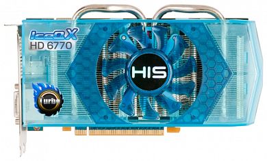 Видеокарта HIS Radeon HD 6770 880 МГц PCI-E 2.1 GDDR5 5000 МГц 1024 Мб 128 бит