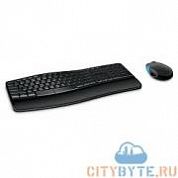 Комплект клавиатура + мышь Microsoft sculpt comfort desktop multimedia ergo USB (L3V-00017) чёрный