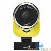 Web-камера Genius qcam 6000 (32200002403) чёрный, желтый