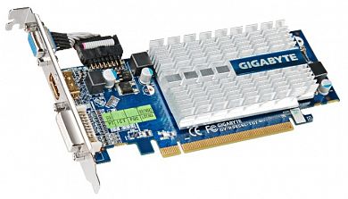 Видеокарта GIGABYTE Radeon HD 5450 Silent 650 МГц PCI-E 2.1 GDDR3 1333 МГц 1024 Мб 64 бит