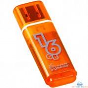 USB-флешка SmartBuy Glossy series (SB16GBGS-Or) USB 2.0 16 Гб оранжевый