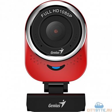 Web-камера Genius qcam 6000 (32200002401) чёрный, красный