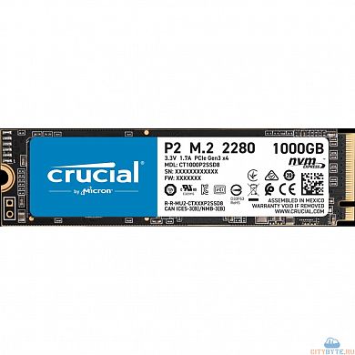 SSD накопитель Crucial P2 CT1000P2SSD8 1000 Гб