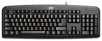 Клавиатура BTC 5211A Black PS/2