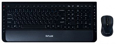 Комплект клавиатура + мышь Delux DLK-5183LGQ Black USB