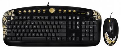 Комплект клавиатура + мышь G-CUBE GKSA-2803SS USB
