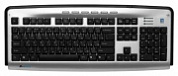 Клавиатура A4Tech KLS-23MUU Silver-Black USB