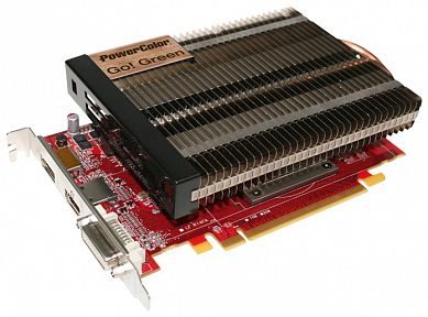 Видеокарта PowerColor Radeon HD 7750 Green 800 МГц PCI-E 3.0 GDDR5 4500 МГц 1024 Мб 128 бит