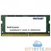 Оперативная память Patriot Memory PSD44G213381S DDR4 4 Гб SO-DIMM 2 133 МГц