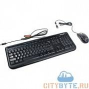Комплект клавиатура + мышь Microsoft wired desktop 600 USB (3J2-00015) чёрный