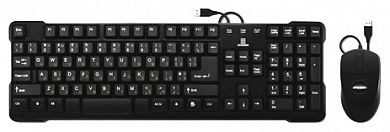Комплект клавиатура + мышь Gresso GMK-0832 Black USB