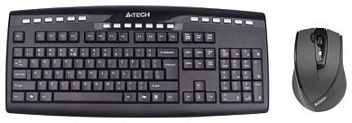 Комплект клавиатура + мышь A4Tech 9200F Black USB