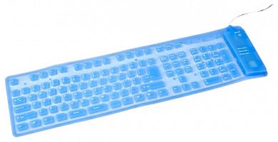 Клавиатура Gembird KB-109FEL1-B-RU Blue USB