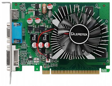 Видеокарта Leadtek GeForce GT 440 810 МГц PCI-E 2.0 GDDR5 3200 МГц 1024 Мб 128 бит