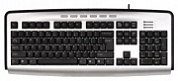 Клавиатура A4Tech KL-23 Silver-Black USB