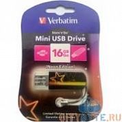USB-флешка Verbatim mini neon edition (49394) USB 2.0 16 Гб оранжевый
