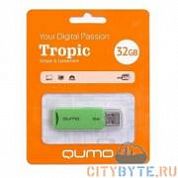 USB-флешка Qumo tropic (QM32GUD-TRP-Green) USB 2.0 32 Гб зеленый