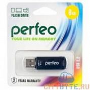 USB-флешка Perfeo c06 (PF-C06B008) USB 2.0 8 Гб чёрный