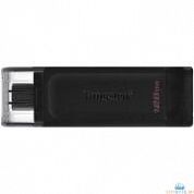 USB-флешка Kingston DT70/128GB USB Type-C 3.0 128 Гб черный