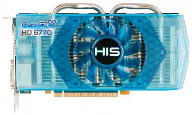 Видеокарта HIS Radeon HD 6770 IceQ 850 МГц PCI-E 2.1 GDDR5 4800 МГц 1024 Мб 128 бит