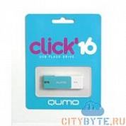 USB-флешка Qumo click (QM16GUD-CLK-Azure) USB 2.0 16 Гб комбинированная расцветка