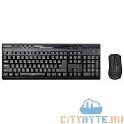 Комплект клавиатура + мышь Oklick 280m USB (337456) чёрный