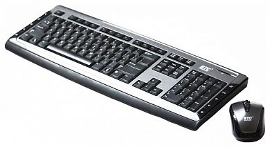 Комплект клавиатура + мышь BTC 9089ARF III Black USB