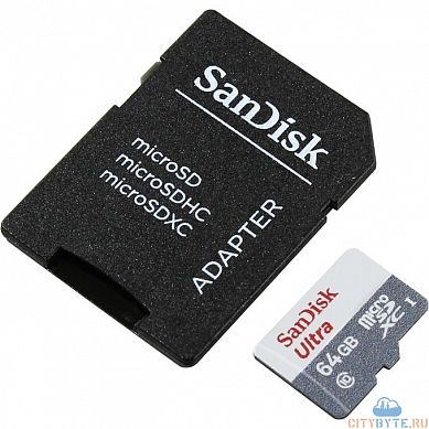 Карта памяти Sandisk SDSQUNS-064G-GN3MA 64 Гб