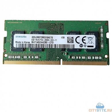 Оперативная память Samsung M471A5244CB0-CTDD0 DDR4 4 Гб SO-DIMM 2 666 МГц