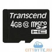 Карта памяти Transcend TS4GUSDC10 4 Гб