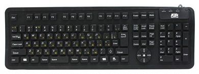 Клавиатура Agestar AS-HSK810L Black USB+ PS/2 USB + PS/2